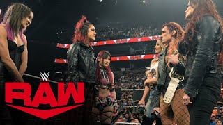 Becky Lynch Lita and Trish Stratus engage in a war of words with Damage CTRL Raw March 27 2023 [upl. by Jamil]