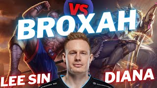 BROXAH  LEE SIN VS DIANA  JNG GAMEPLAY  Patch 1411  Season 14  LeagueofLegends [upl. by Spillar497]