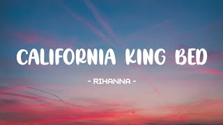 Rihanna  California King Bed Lyrics 🎵 Sped Up Tiktok Song  In this California king bed [upl. by Salman]