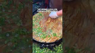 Got to check out this amazing scallion pancake asmr pancakes scallionpancakes jianbing 葱油饼 [upl. by Ecirahs182]