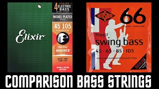 Elixir vs Rotosound Bass Strings Comparison [upl. by Quita86]