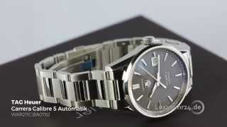 TAG Heuer Carrera Calibre 5 Automatik 39mm WAR211CBA0782 Luxusuhr24 Ratenkauf ab 20 EuroMonat [upl. by Delinda]