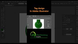 Tag design in Adobe illustrator [upl. by Veta]