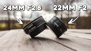 Canon 24mm VS Canon 22mm  Which One Is Right For You [upl. by Hgiellek]