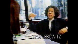 Fran Lebowitz interview Fashion TV [upl. by Rezzani420]