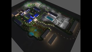 Dialux Evo 121Farm Lighting Design [upl. by Nnairac337]