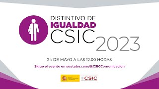 Ceremonia de entrega de los Distintivos de Igualdad del CSIC 2024 [upl. by Ahseyi]