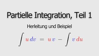 Partielle Integration I [upl. by Julissa]