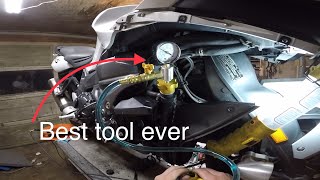 How to bleed the BMW K1300 cooling system [upl. by Jocelyne435]