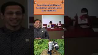 Pesan Menohok Menteri Pendidikan Untuk Seluruh Guru Indonesia [upl. by Weinhardt]