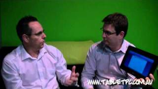 Motion Computing CL900 Windows 7 Touch Tablet PC  Interview with Brett Gross [upl. by Tillo772]