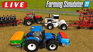 🔴 Finally Using My Big Bud In Big Fields Again  Farming Simulator 22 [upl. by Andryc]