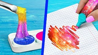 10 DIY SFIDA TRA MATERIALE SCOLASTICO DA UNICORNO vs MATERIALE SCOLASTICO DA ELFO [upl. by Estel]