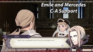 Jeritza and Mercedes CA Support  Fire Emblem Three Houses [upl. by Amles]