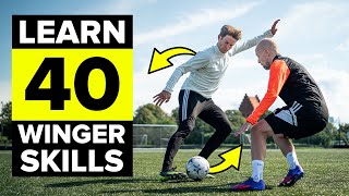 Learn 40 winger skills to beat defenders [upl. by Goss317]