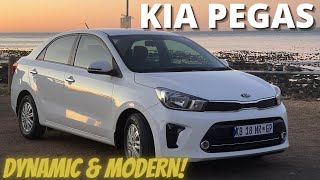 KIA PEGAS  Quick review on the 2021 Kia Pegas Uber car option SOUTH AFRICAN YOUTUBER [upl. by Suilenrac342]