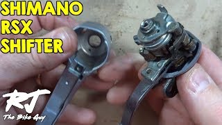 How To DisassembleReassemble Shimano RSX STI ShiftersBrifters Right Shifter [upl. by Judye146]