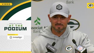 Matt LaFleur ‘I want to make sure our guys are ready to roll come Monday night’ [upl. by Thaine]