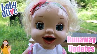 Baby Alive Emmas Runaway Vlog  Kelli Maple [upl. by Atews]