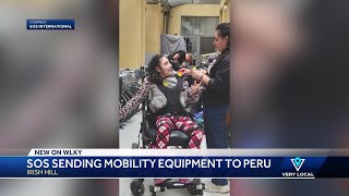 SOS in Louisville sending mobility equipment to Peru [upl. by Kone409]