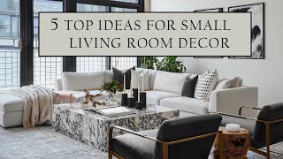 small living room decorating  5 best tips [upl. by Lowson]