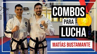 COMBINACIONES para LUCHA  MATÍAS BUSTAMANTE 🥋🥊 [upl. by Machute]