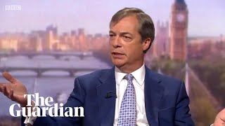 Nigel Farage blasts BBC for being ridiculous and ludicrous on Andrew Marr show [upl. by Aneg267]