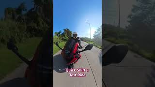 Testing Quick Shifter of Honda CBR650R fypyoutube highlights hondacbr650r [upl. by Irelav]