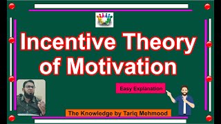 Incentive Theory of Motivation  Theories of Motivation in Psychology  PPSC Preparation 2023 [upl. by Avlis]