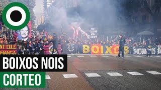 Boixos Nois Barcelona Corteo  UltrasTifo [upl. by Ecirehs]