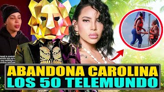 ANA CAROLINA EN LLANTO ABANDONA POR LESION TRAS NO COMPLETAR PRUEBA  LOS 50 TELEMUNDO EN VIVO [upl. by Seravaj]