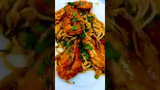 Delicious Shrimps Pasta🔥💥💥 [upl. by Ahsenauq]