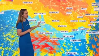 Analysis Wind shift and high temperatures in SA will cause catastrophic fire danger [upl. by Henson528]