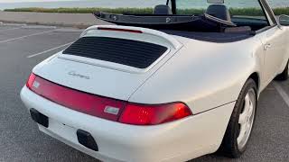 PCARMARKET Auction Walk Around  1995 Porsche 993 Carrera Cabriolet [upl. by Silloh206]