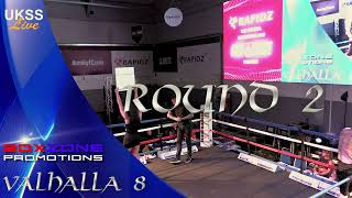 Kieron Hayat Vs Lee Dyer Boxing Valhalla [upl. by Ecirehc]