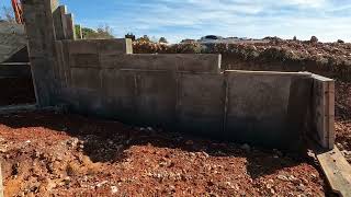 TLC Home Build  Basement wall forms coming off  Day 58 [upl. by Naivaj]