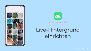 LiveHintergrund einrichten Android 15 [upl. by Elleinwad]