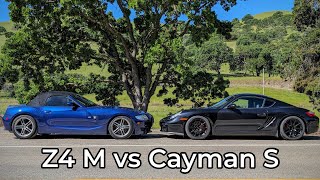 2006 BMW Z4 M vs 2006 Porsche Cayman S  Head to Head Review [upl. by Wolford]