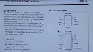 UC3842 3 4 5 Details for SMPS Power Supply Design Module [upl. by Nnaylloh]