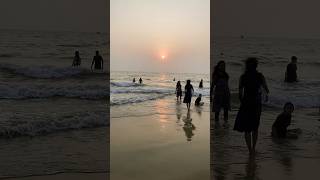 Lonely beach devbagh music malvan tarkari sunset chill viralvideo trend [upl. by Nogam]