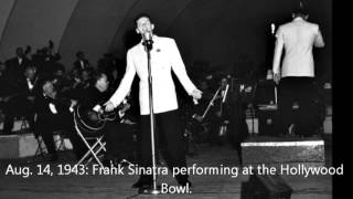 Frank Sinatra at the Hollywood Bowl 1945 amp 1948 [upl. by Bogey]