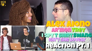 Alex Aiono Ft Armon amp Trey  I Spy T Shirt Isnt She Lovely amp Swang Reaction Pt1 [upl. by Mulcahy]