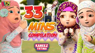 Raiqa Aur Areeba Compilation  Kaneez Fatima Cartoon  Urdu Islamic Cartoon Series  3D Animation [upl. by Highams650]