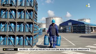 A lîle Maurice une bonbonne de gaz quotrévolutionnairequot en plastique ne trouve pas encore son public [upl. by Hodgkinson]