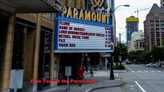 Paramount Theatre  Free Tour  Seattle WA [upl. by Sugna744]