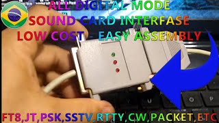 ALL MODE DIGITAL INTERFACE  LOW COST PART 1  FT8 JT PSK SSTV CW RTTY PACKET  SOUND CARD [upl. by Pontone]