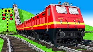 【踏切アニメ】あぶない電車 KERETA WADIDAW  Tebak Gambar Kereta Api 🚦Fumikiri 3D Railroad Crossing Animation [upl. by Cayla705]