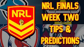 NRL Tips amp Predictions Finals Week 2 2024 [upl. by Terrag]