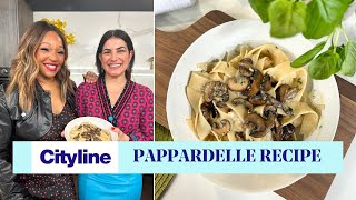 A date night mushroom pappardelle for two [upl. by Tebzil203]