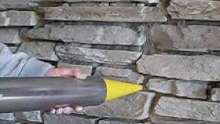 RocKit Grout Gun Mortar Stone Rock Tile amp Brick Joints [upl. by Kennie]